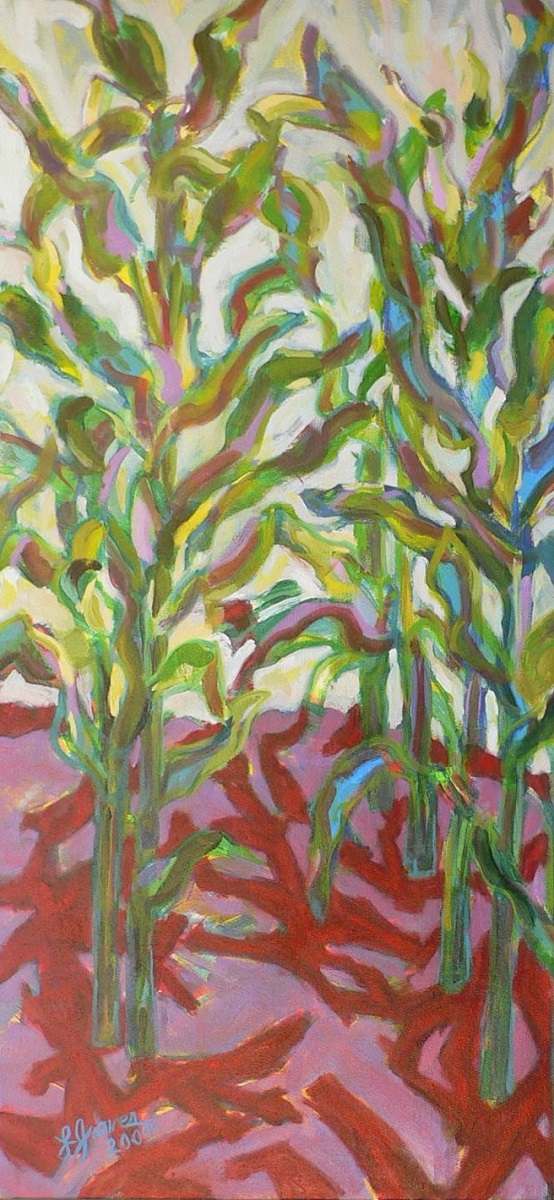 Kevin's Corn_Oil on Canvas