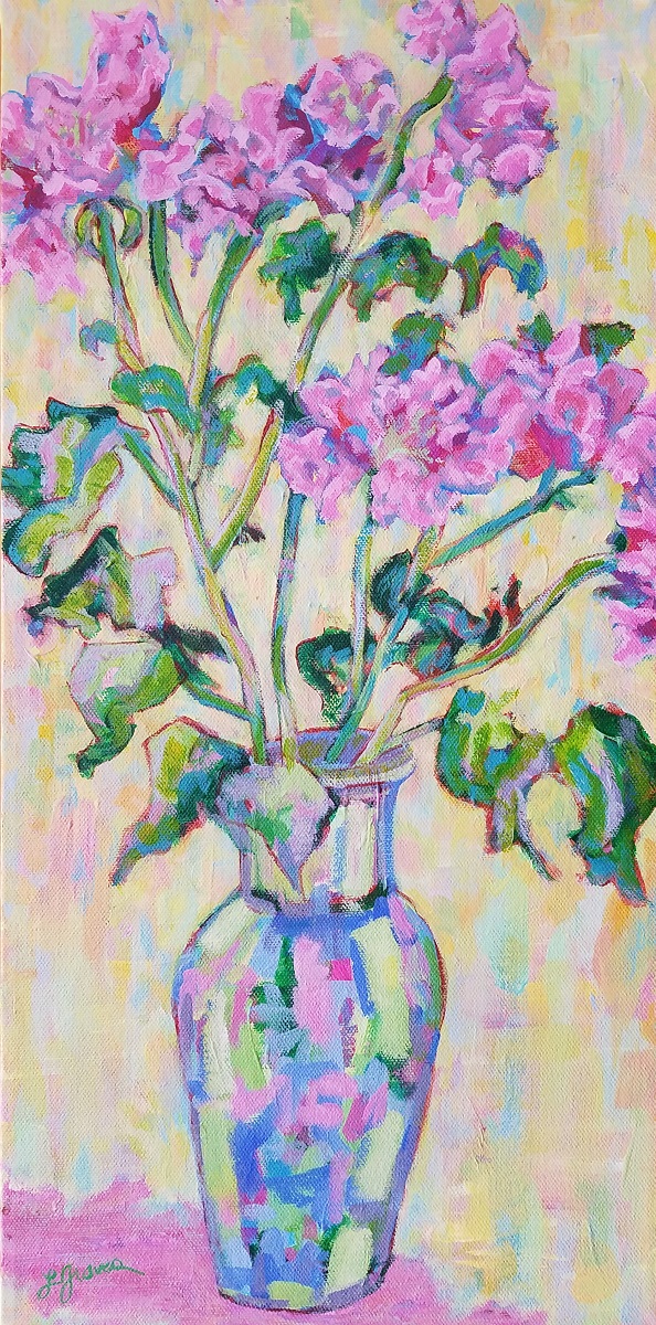 Roses for Madeline_Acrylic on Canvas_SOLD