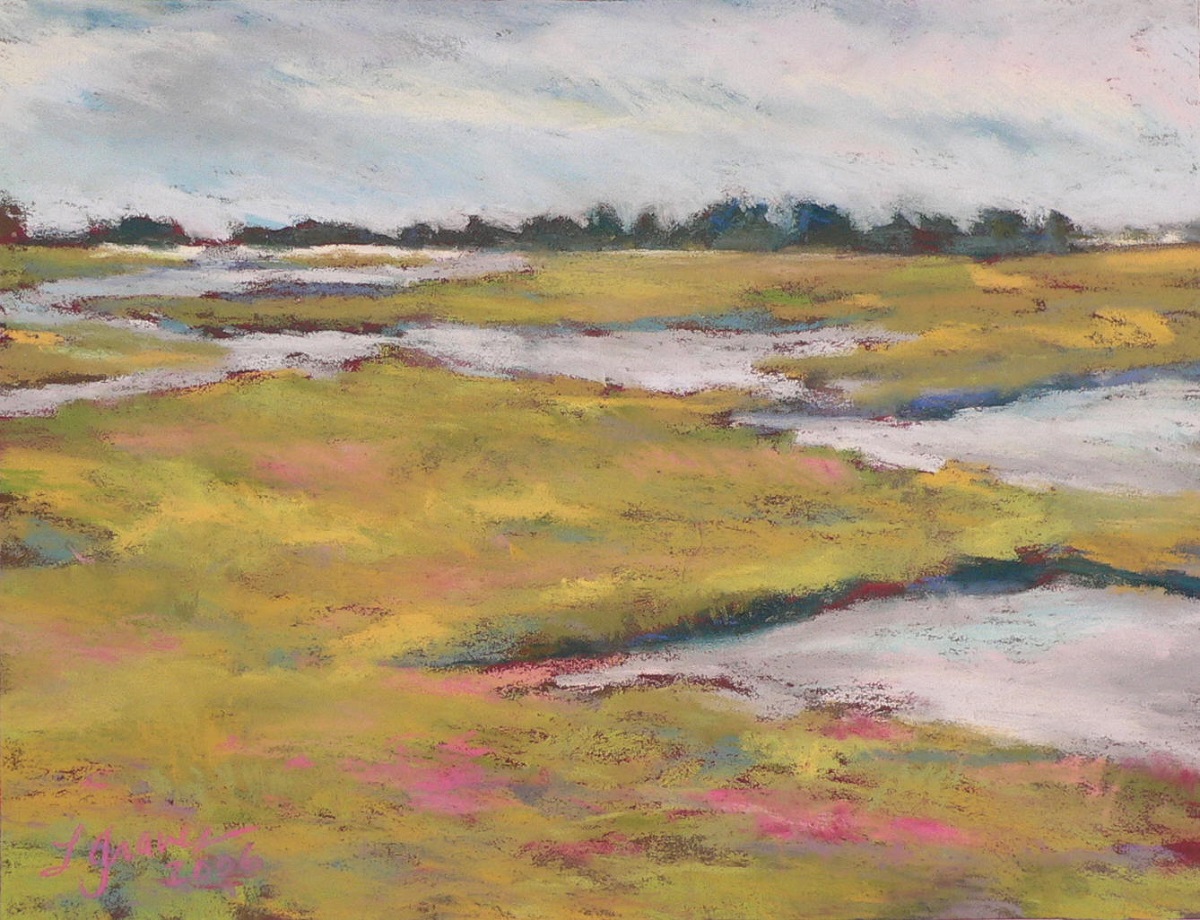 Salt Marsh_Pastel on Paper_SOLD