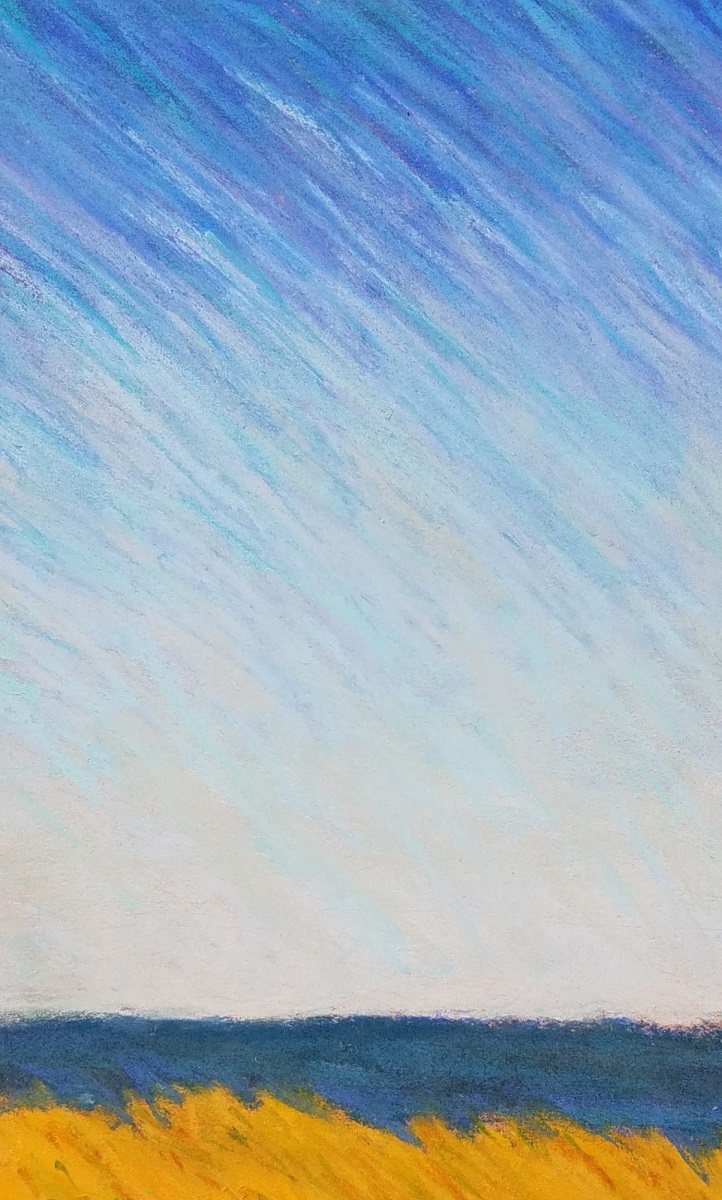 Fort Bragg Headlands_Pastel on Paper